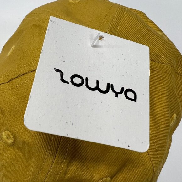 Sowya Baseball Hat Cap Yellow‎ New Adjustable NWT - Picture 6 of 9
